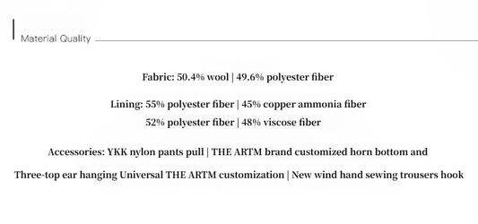 Imported wool pleated high-waisted straight-leg all-match slimming suit trousers for women