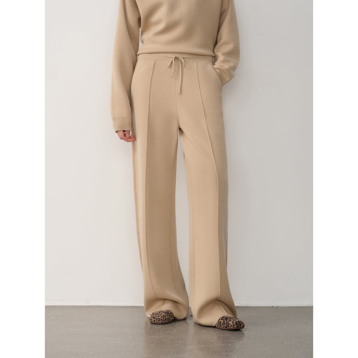 "Urban One" Wool Hooded Knit Outfit