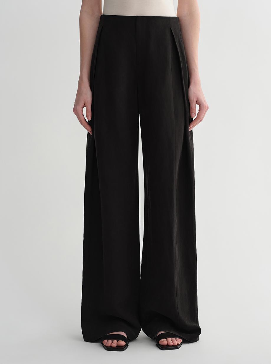 Mulberry silk linen V-neck vest summer suit for women