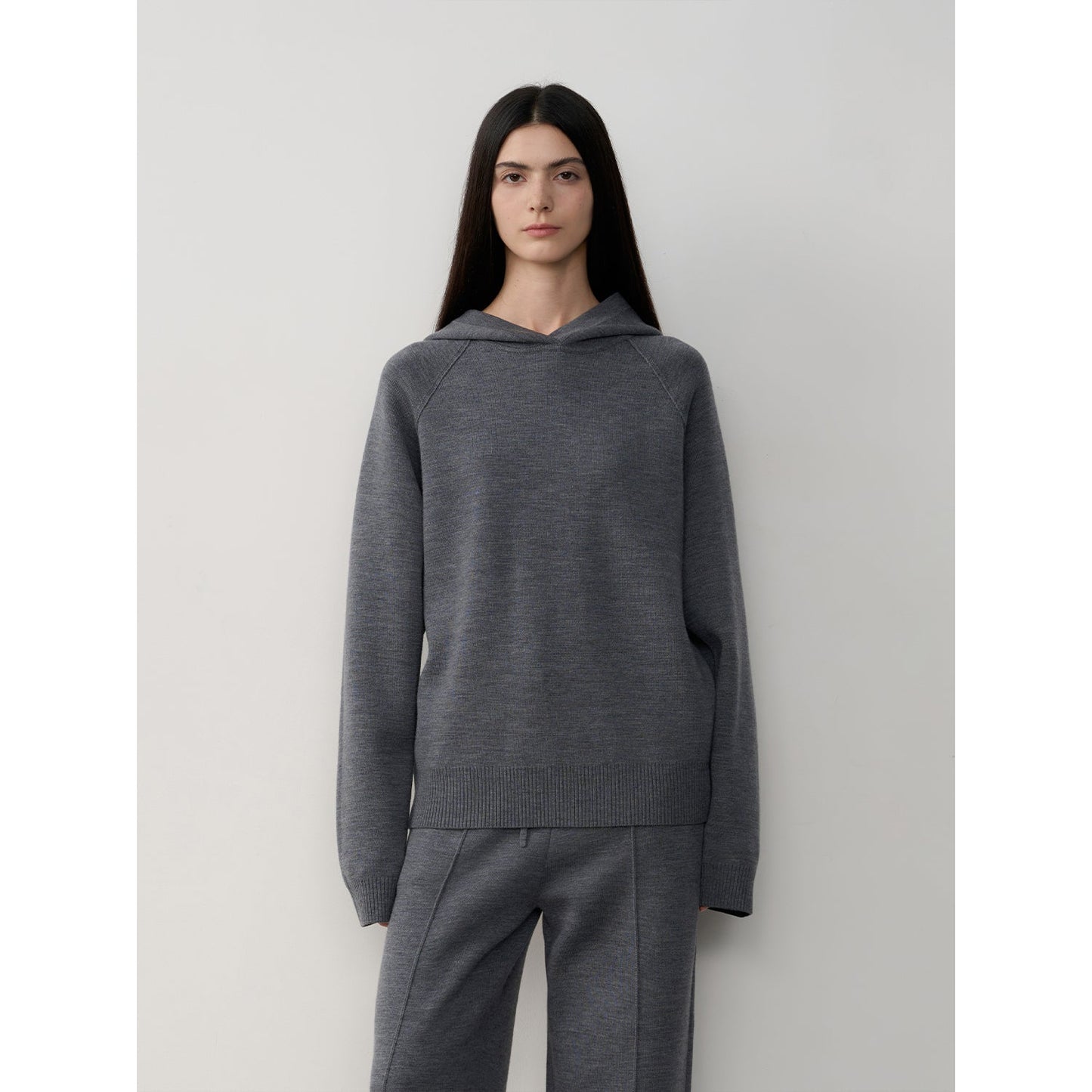 "Urban One" Wool Hooded Knit Outfit