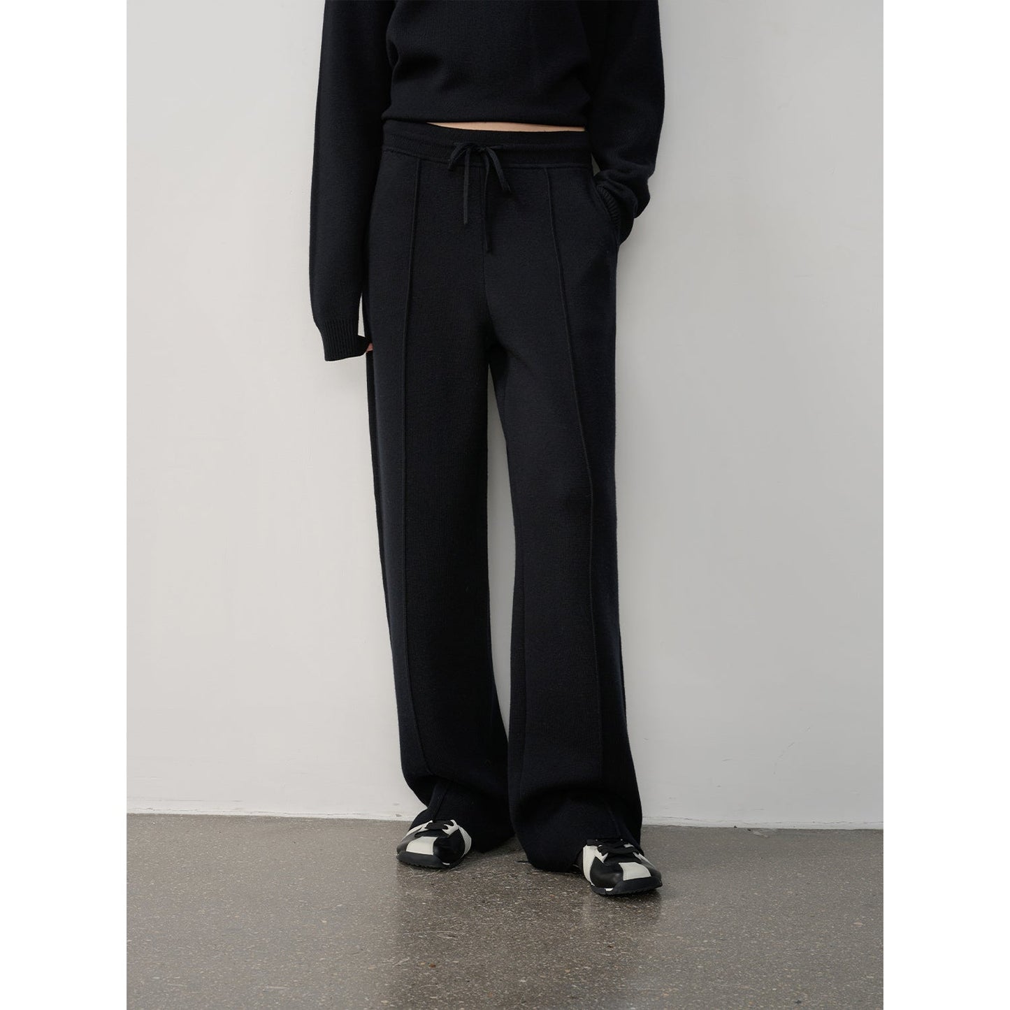 "Urban One" Wool Hooded Knit Outfit